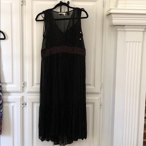 Anthropologie Dress Black Size 2